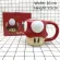 3d Ceramic Mug Cartoon Game Super Mario Sewer Pixel Mushroom Question Mark Water Cup Cartoon Children's Birthday