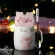 Newyearnew Creative Cute Pig Mug Coffee Milk Pink Girl's Heart Cartoon Ceramic Cup With Lid Spoon S