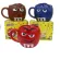 Cartoon M Chocolate Beans Mugs Ceramics Coffee Cup Capacity Drinkware Funny Cute Expression Mark Mm's Mugs Coffee Cups