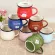 Zakka Retro Ceramic Cup Creative European Style Breakfast Mug Enamel Milk Cups Cute Mugs Animal Picture Cup Cute S