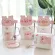 Newyearnew Creative Cute Pig Mug Coffee Milk Pink Girl's Heart Cartoon Ceramic Cup With Lid Spoon S