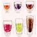80-450ml Heat Resistant Double Wall Glass Cup Beer Coffee Heart Cups Handmade Healthy Drink Mug Tea Mugs Transparent