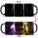 New 350ml Gold Naruto Coffee Creative Color Changing Mug Novelty Ceramic Anime Cups and Mugs Xmas New Year S Friends