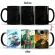 Dropshipping 1pcs New 350ml One Piece Coffee Mugs Creative Color Changing Luffy Zoro Anime Ceramic Milk Tea Novelty S