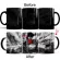 Dropshipping 1pcs New 350ml One Piece Coffee Mugs Creative Color Changing Luffy Zoro Anime Ceramic Milk Tea Novelty S