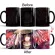 New 350ml Gold Naruto Coffee Creative Color Changing Mug Novelty Ceramic Anime Cups and Mugs Xmas New Year S Friends