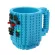 350ml/12oz Lego Puzzle Diy Building Blocks Mug Creative Milk Coffee Build-On Brick Drinkware Drinking Cups Bpa Free Plastic