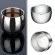 Stainless Steel Coffee Milk Mugs Espresso Double Layer Thickened Soap Cup Heat Insulation Smooth Shaving Mug Bowl Pitcher
