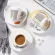 Mirror Reflection Coffee Cup Plate Luxury Afternoon Tea Set Ceramic Running Horse/deer/hummingbird Wy80114