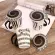 200-300ml Creative Ceative Ceramic Music Music Coffee Mug Cup Keyboard Note Mark Coffee Cup Cup Cup Set with Cover Mark