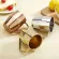 New Style European Cup 340ml 304 Stainless Steel Double Coffee Cup Business Creative Gold Silver Water Cup With Handle