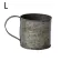 Retro Coffee Mugs Drinkware Vintage English Printing Iron Flower Bucket Old Handle Cup Food Fruit Cup Home Kitchen Decor