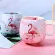 Flamingo Coffee Ceramic Mug Travel Cute Cat Foo