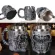 Horror Skull Mug Dragon Mug Goth Retro Style Stainless Resin Material Coffee Tea Beer Drinkware for Home Officeen