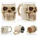 Horror Skull Mug Dragon Mug Goth Retro Style Stainless Resin Material Coffee Tea Beer Drinkware for Home Officeen