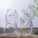 Lovely Glass Mugs Bear Cat Dog Animal Double-Layer Tea Milk Cup With Round Mouth Prevent Scald Cartoon