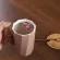 380ml Wood Handle Ceramic Coffee Creative Polygonal Office Home Milk Tea Cup For