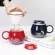 300ml Creative Chinese Classical Style Ceramic Tea Chinese Culture Business Office Cup Filter Tea Cup With Cute Cat Tea Mug