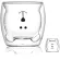 Creative Cute Bear Double-Layer Coffee Mug Double Glass Cup Carton Animal Glass Lady Cute Funny Mugs