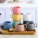Macaron Ceramic Mug Matte Northern European Coffee Latte Cup Tumbler Cups Creative Big Belly Cup Drinkware Household