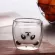 Creative Cute Bear Double-Layer Coffee Mug Double Glass Cup Carton Animal Milk Lady Cute Funny Mugs