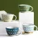 Vintage Japanse Pottery Mugs Underglaze Ceramic Breakfast Coffee Milk Tea Cereal Cup Bowl Kitchen Home Decor Tableware