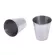 4PCS/Set Stainless Steel Wine Glasstravel Outdoor Shots Set Mini Glasses Drinking Cups Wine Beer Whiskey Leather Chain