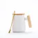 Coffee Mug Office Mug Black And White Retro Creative Cup With Lid Household Coffee Cup Large Capacity Milk Cup
