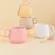 Macaron Ceramic Mug Matte Northern European Coffee Latte Cup Tumbler Cups Creative Big Belly Cup Drinkware Household
