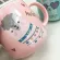 New 400ml Cute Cartoon Alpaca Ceramic Mug With Lid And Spoon Personalized Milk Tea Coffee Drinking Cup For Girlfriends