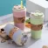 420ml Insulation Portable Outdoor Practical Reusable Bamboo Fiber Coffee Cups Friendly Car Mugs Travel Mug Leakproof