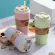 420ml Insulation Portable Outdoor Practical Reusable Bamboo Fiber Coffee Cups Eco Friendly Car Mugs Mug Leakproof