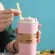 420ml Insulation Portable Outdoor Practical Reusable Bamboo Fiber Coffee Cups Friendly Car Mugs Travel Mug Leakproof
