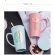 Creative Nordic Ceramic Cup Large Capacity Boy Cup With Cover Spoon Coffee Personality Home Couple Cup