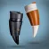 High Quality Creative 230ml Cup Goat Horn Mug Stainless Steel Liner Vacuum Insulation Cup