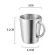 Double-Layer Water Cup Stainless Steel Beer Mug Heat Insulation Home