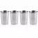 4 PC 30ml Stainless Steel Cup Camping Hiking Mug Portable Tea Coffee Beer Cup with Bag Shot Glass Kitchen Bar Club Drinkwa