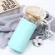 550ml Water Bottle Portable Glass Bottle Water Cup Straw Wooden Lid Straw Bamboo Cover Silicone Sleeve Mug