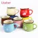 High Quality Cute Mug Retro Creative Cartoon Enamel Cup Belly Milk Breakfast Coffee Tea Ceramic