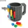 Build-BRICK LEGO MUG TYPE Building Blocks Coffee Cup DIY Block Puzzle Mug Isabel Mug