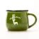 High Quality Cute Mug Retro Creative Cartoon Enamel Cup Belly Milk Breakfast Coffee Tea Ceramic