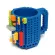 350ml Creative Coffee Mug Travel Cup Kids Adult Cutlery Lego Mixing Cup Dinnerware for Child