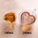 New 180ml/240ml Love Shaped Double Wall Glass Mug Resistant Kungfu Tea Milk Lemon Juice Cup Drinkware Lover Coffee Cup