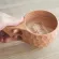 Wooden Mug Cup with Handle Eco-Friendly Traditional Lightweight Coffee Mugs Kitchen Picnic Outdoor Travel Camping