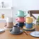 Matte Ceramic Mug Creative Makaron Pure Color Coffee Milk Water Cups Nordic Home Desk Decoration Coffee Cups