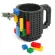 350ml Creative Coffee Mug Travel Cup Kids Adult Cutlery Lego Mixing Cup Dinnerware for Child