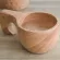 Wooden Mug Cup with Handle Eco-Friendly Traditional Lightweight Coffee Mugs Kitchen Picnic Outdoor Travel Camping