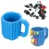 DIY Creative Mug Travel Cup Lego Mixing Cup Dinnerware Set for Child Kids Adult Cutlery Coffee Cup Mug Lego Cup