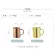 A Home Decoration Stainless Steel Milk Tea Cup Golden Funny Mug 400ml Grandparents S