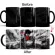 Dropshipping 1pcs New 350ml One Piece Coffee Mugs Creative Color Changing Luffy Zoro Anime Ceramic Milk Tea Cups Novelty